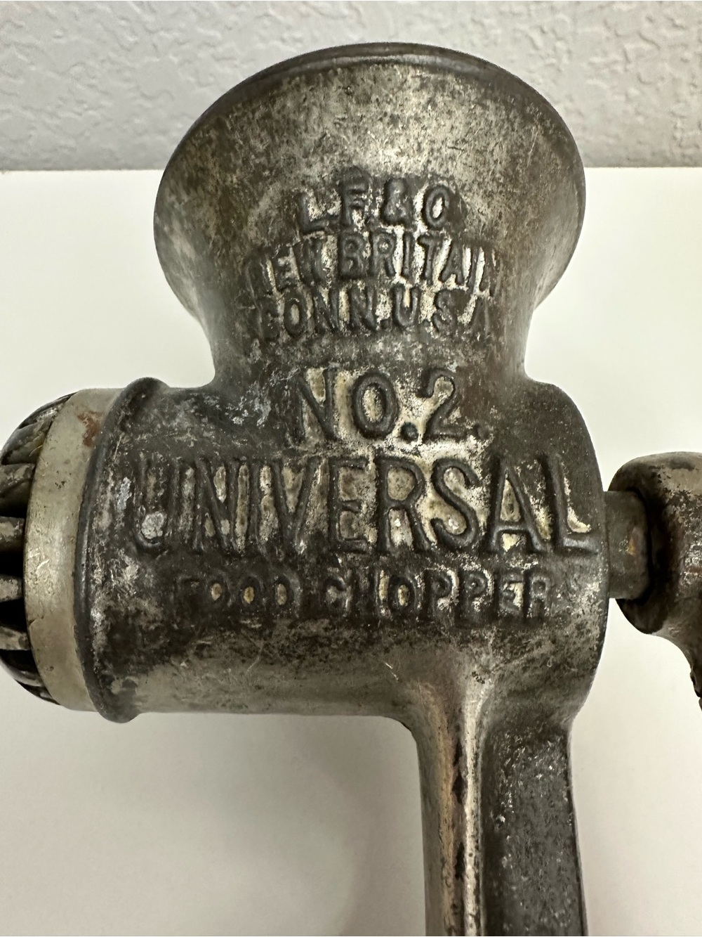 Vintage 1899 Landers Frary & Clark Universal No.2 Food Chopper & Meat Grinder